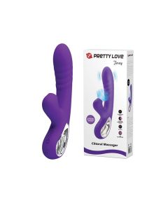 Pretty Love Jersey Sucking & Vibrating Rabbit - Purple