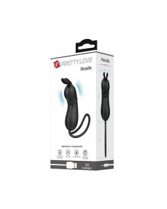 Pretty Love Rosalie Tethered Clit Stim - Black