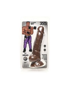 Curve Toys Fantasy Jock Weightlifting Wesley 7" Dildo w/Balls - Dark