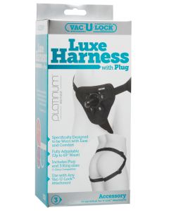 Vac-U-Lock Platinum Edition Accessories Luxe Harness - Black