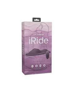 iRide Pleasure Seat Throb Stimulator Rechargeable w/Wireless Remote - Dusty Purple