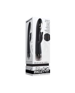 Evolved Heat Up & Chill G-Spot Rabbit - Black