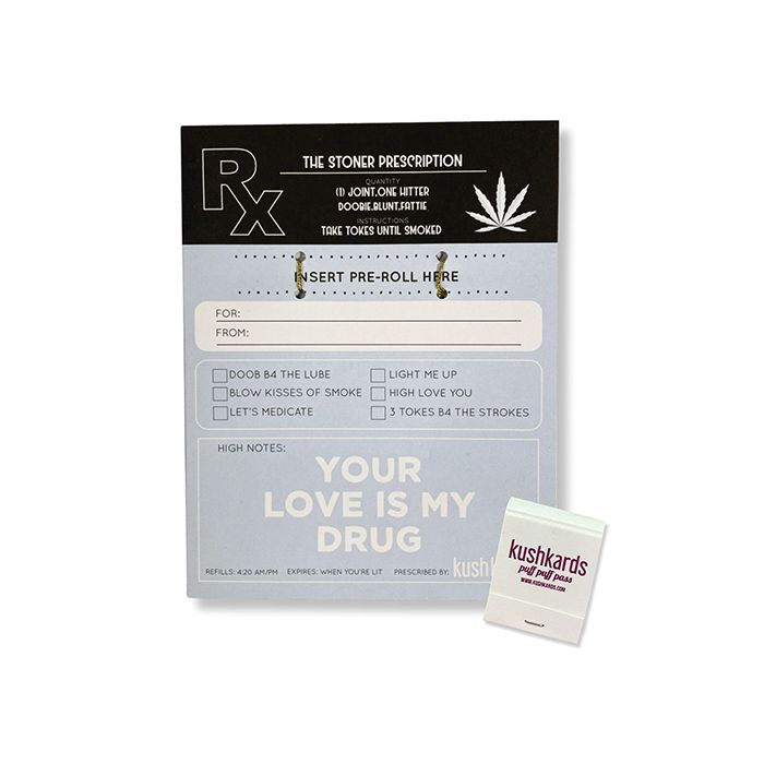 The Stoner Prescription Greeting Card w/Matchbook