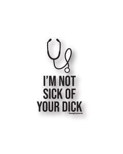Sick Dick Naughty Sticker - Pack of 3