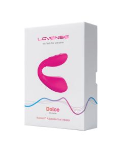 Lovense Dolce (previously Quake) Adjustable Dual Stimulator - Pink