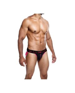 Male Basics Neon Jockstrap Coral