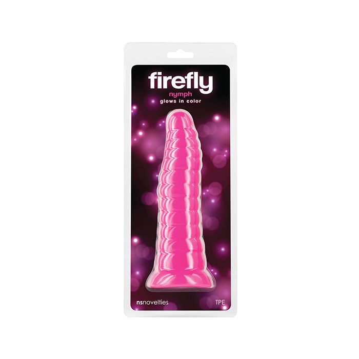 Firefly Nymph Glow in the Dark Dildo - Pink