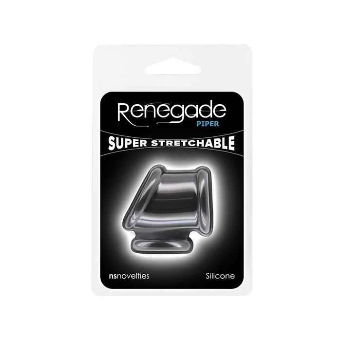 Renegade Piper Cock & Balls Ring - Black
