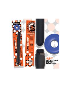 Oxballs Oxshot 12" Silicone Butt Nozzle w/Flex Cockring