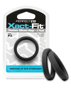 Perfect Fit Xact Fit #13 - Black Pack of 2
