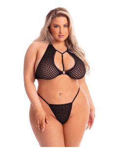 Pink Lipstick The Real Me Bralette & Thong QN