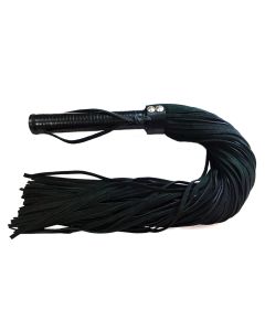 Rouge Suede Flogger w/Leather Handle