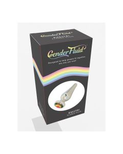 Gender Fluid Excite! Flared Plug - Silver