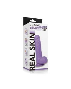 Get Lucky Mr. Lavender 7.5" Dual Layer Dong