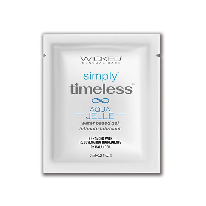 Wicked Sensual Care Simply Timeless Jelle Water Based Lubricant - .2 oz