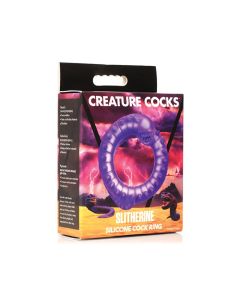 Creature Cocks Slitherine Silicone Cock Ring - Purple