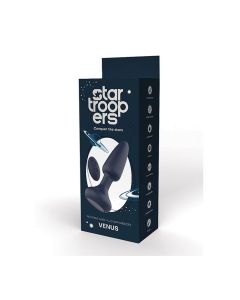 Star Troopers Venus Rotating Anal Plug w/Remote - Black